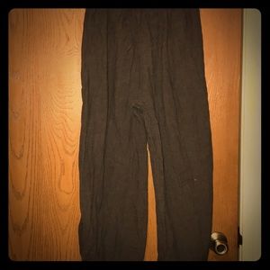 Linen cut loose pants